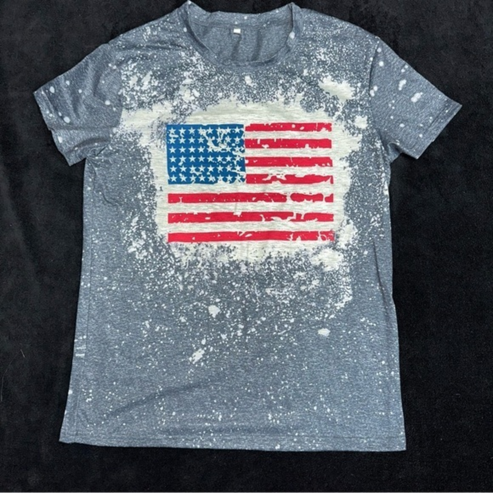 American flag t-shirt ladies size‎ small